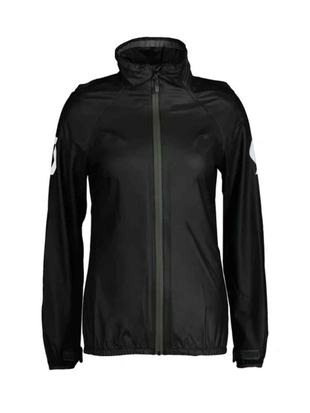 Women's Black Lightweight Zip-Up Jacket